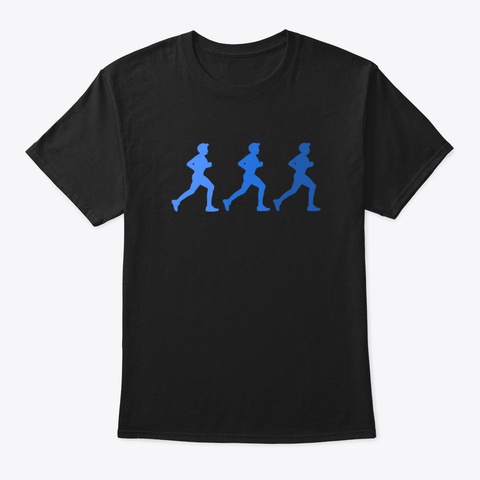 Sport Fitness Health Competitive Sport E Black T-Shirt Front