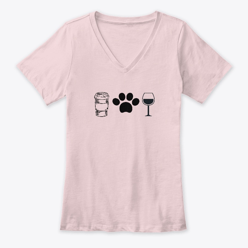 Coffee Dogs & Wine Dog Mom Shirt