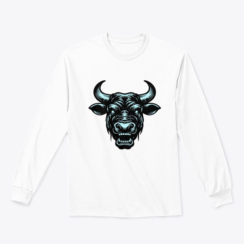 Wild Angry Cow Graphic