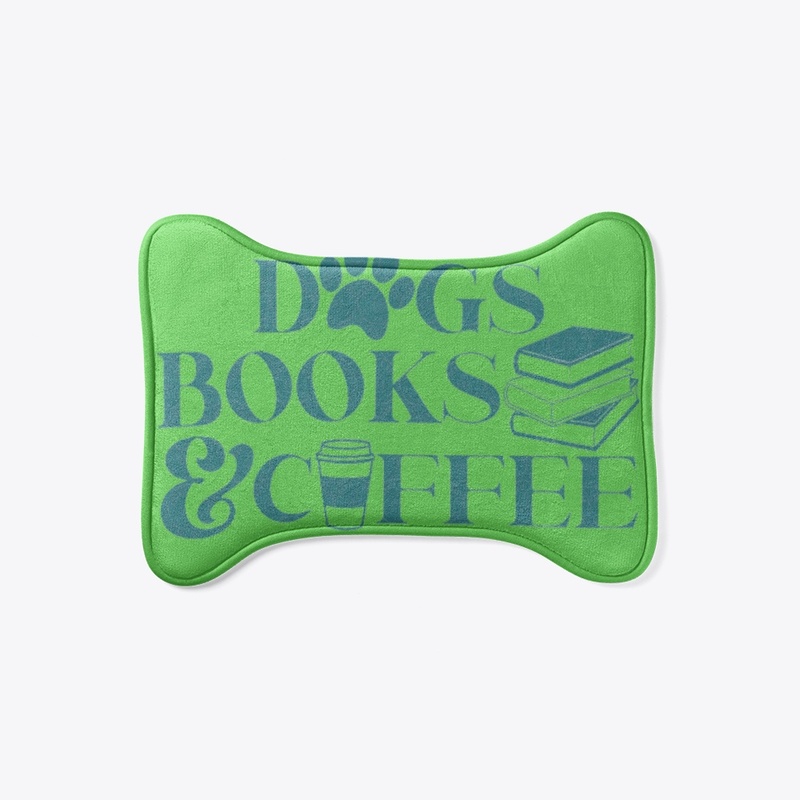 A Cozy Trio: Dogs, Books, Coffee