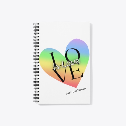 Love Is Love Heart White T-Shirt Front