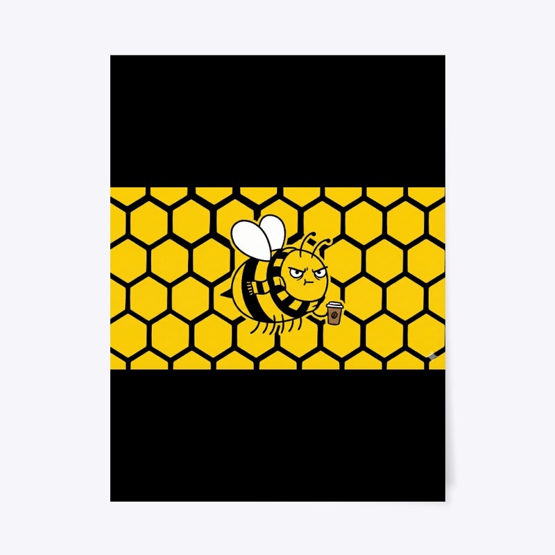 Cute cartoon bee 