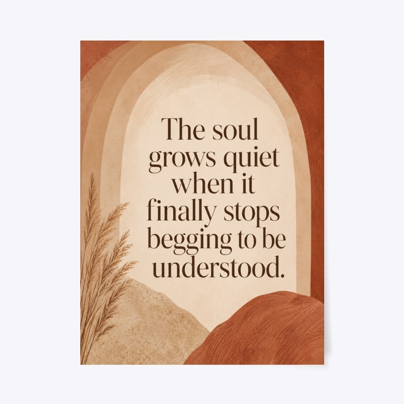 Peaceful Soul Quote Print