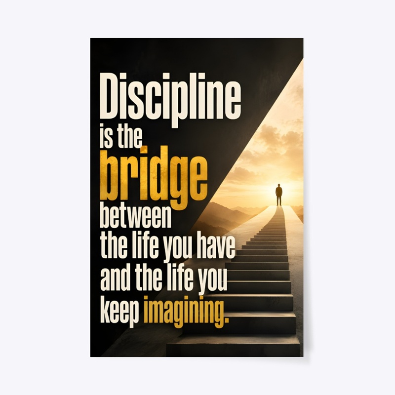 Discipline Builds Dreams Print