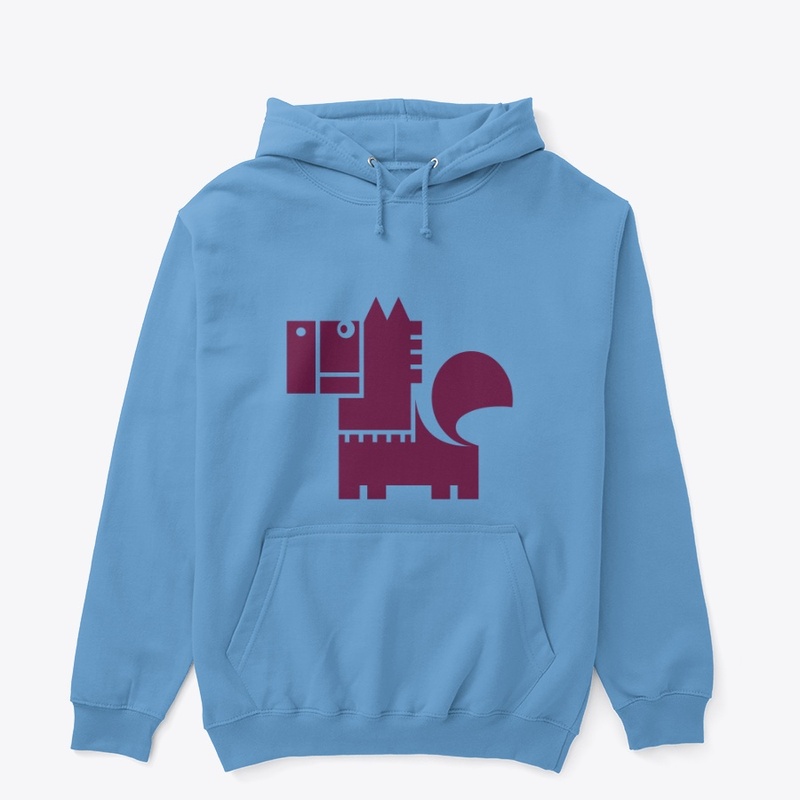 Dog design on apparels