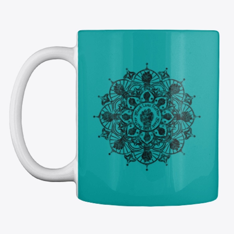 Black Lives Matter  Distressed Mandala 