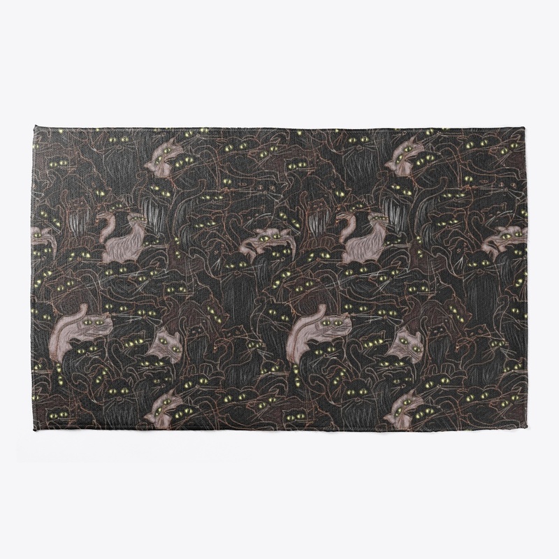 Black Cats Pattern