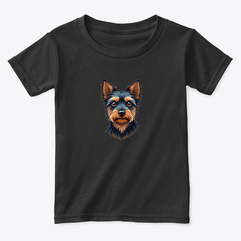 Beautiful Yorkshire Terrier Illustration