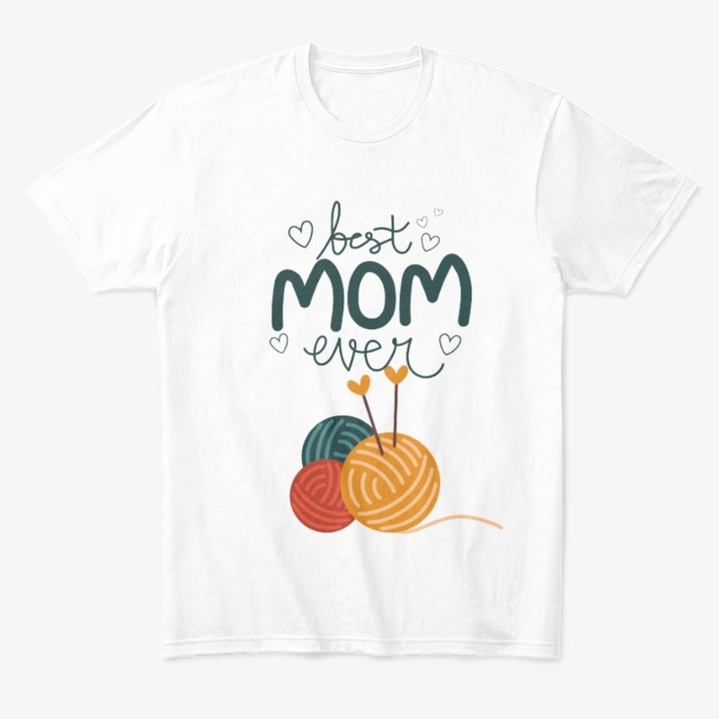 best mom kniting ever tshirt gift 2023