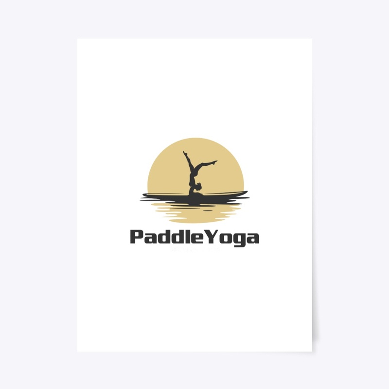 SUP, paddle board yoga pincha position