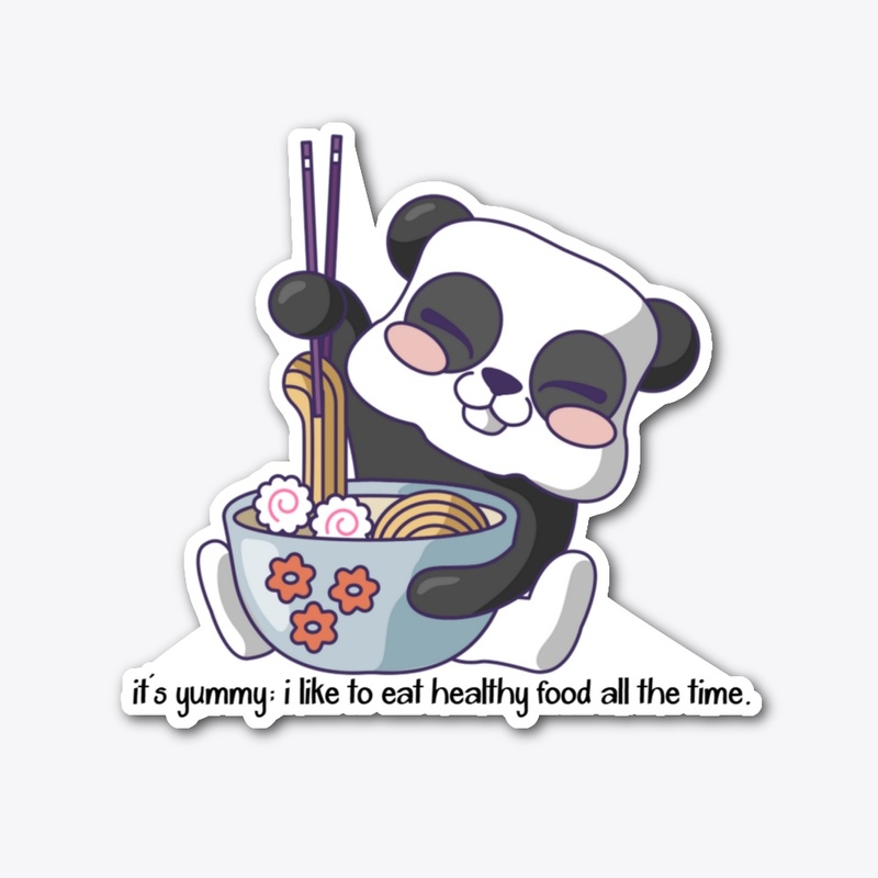 Cute Foodie Panda | Made in USA
