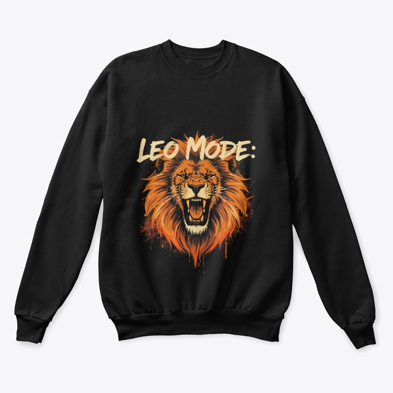 Leo Mode Roaring Lion design
