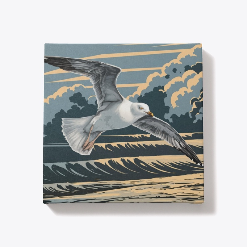 Seagull and Sea T-Shirt Sweatshirt