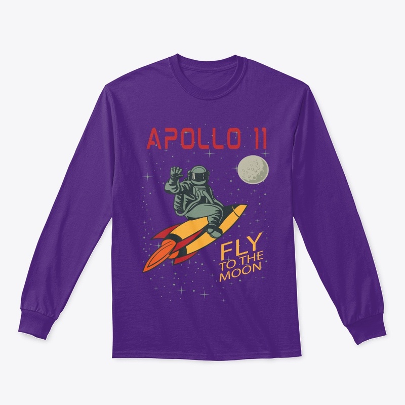 Apollo 11 Fly To The Moon  Vintage Tee