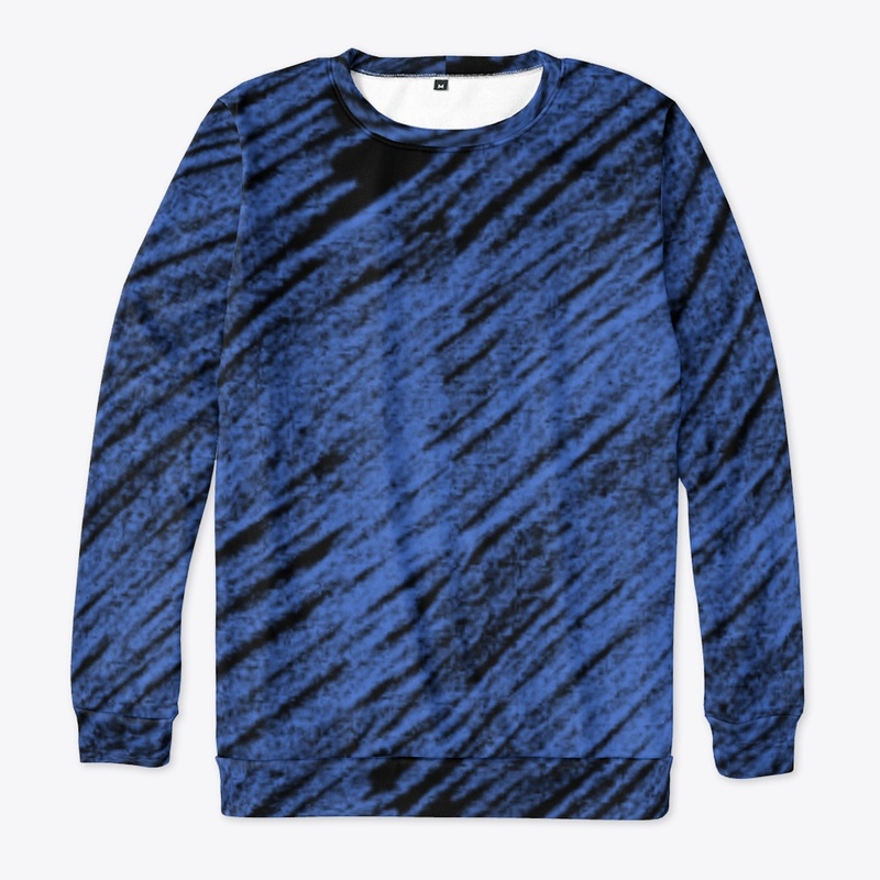 sketct art blue all over print multicolo
