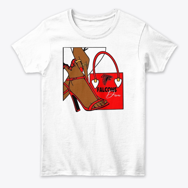 Falcons Diva Football Heel n Bag