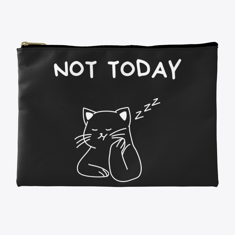 Lazy cat t-shirt - Not today
