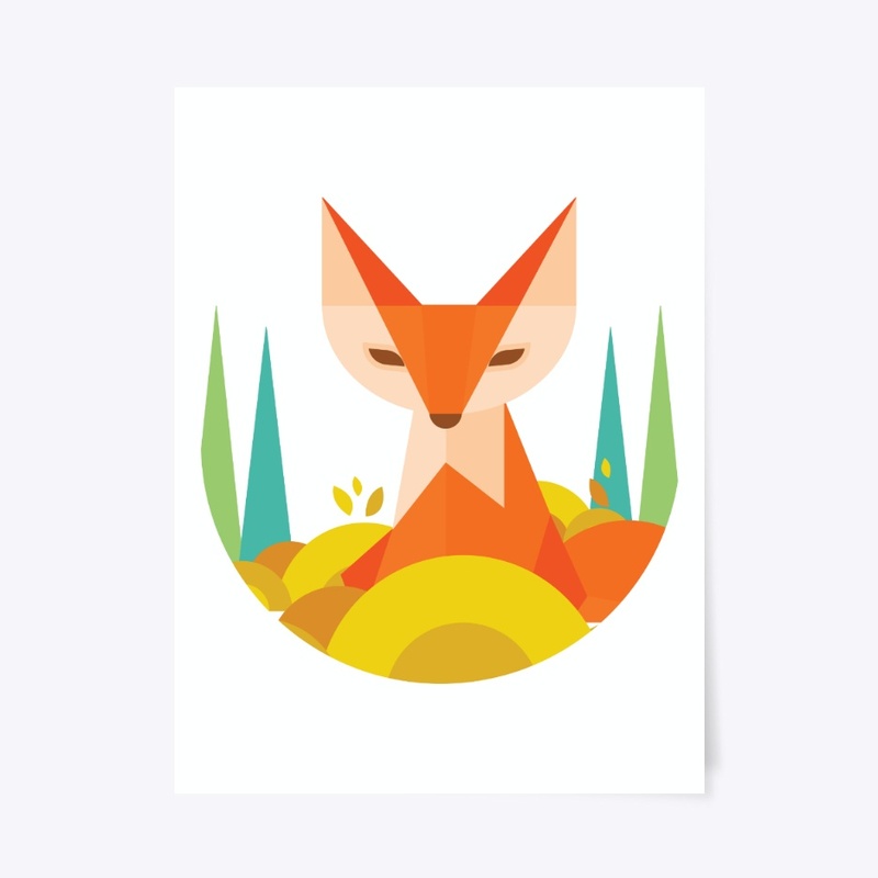 Fox Geometric Style For Fox Lover