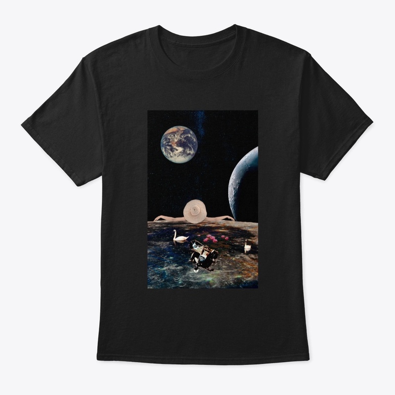 Space view chill out collage art