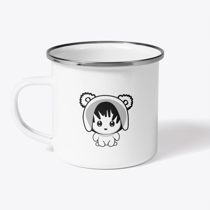 Cute vector cartoon of a girl