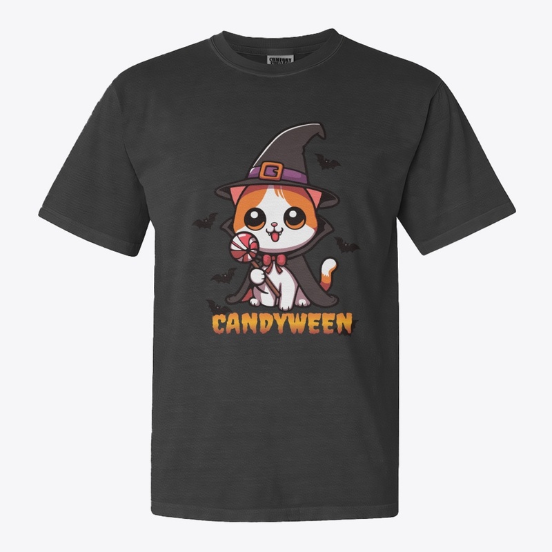 candyween - cat witch halloween