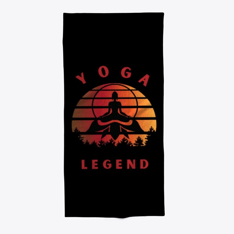 Yoga Legend Retro Vintage Design