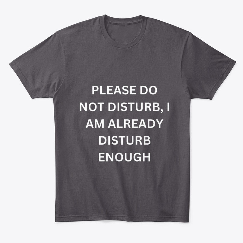 PLEASE DO NOT DISTRUB T-SHIRT