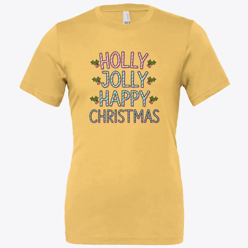 Holly Jolly Happy Christmas T-Shirt