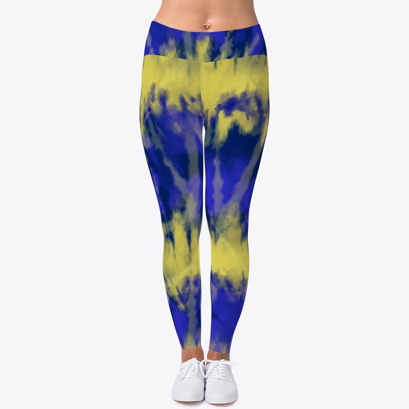Fluid art leggings