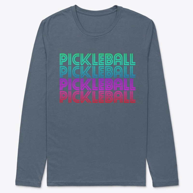 Pickleball Retro Tops Light Colors