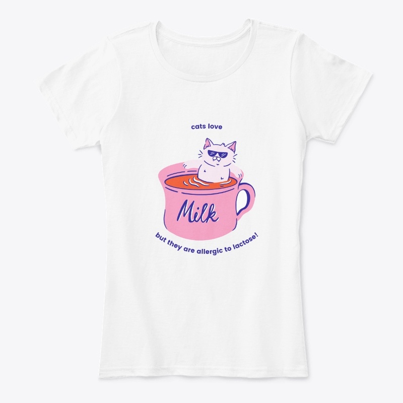sweet cat print combin