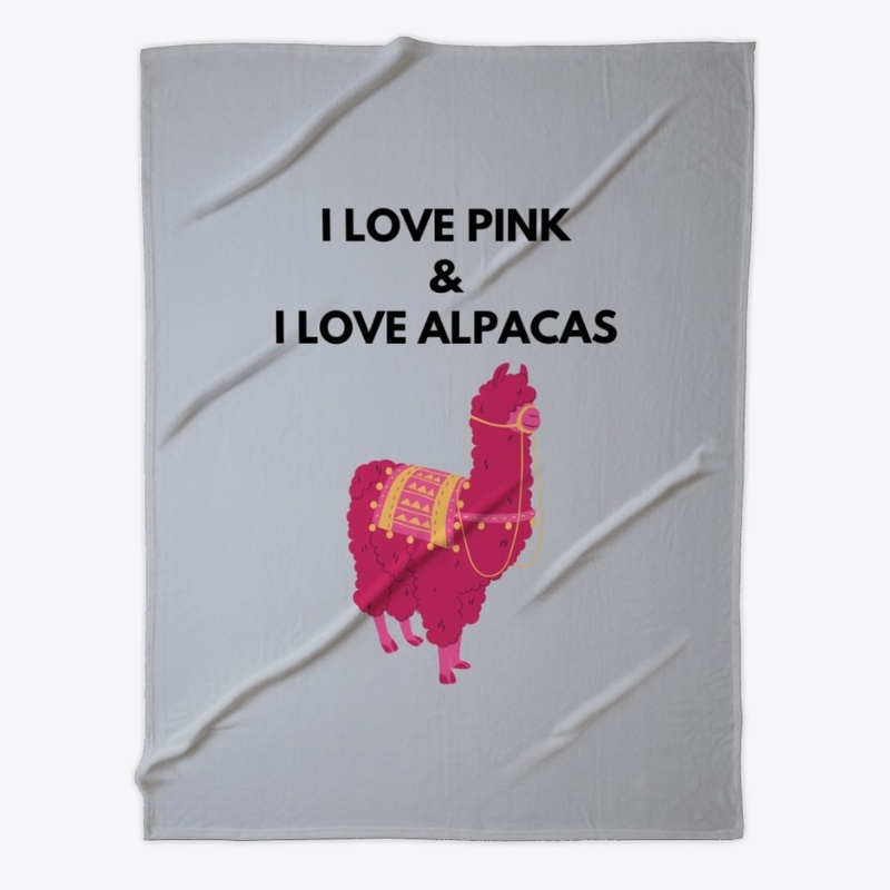 I Love Pink & I Love Alpacas Shirt, Lama