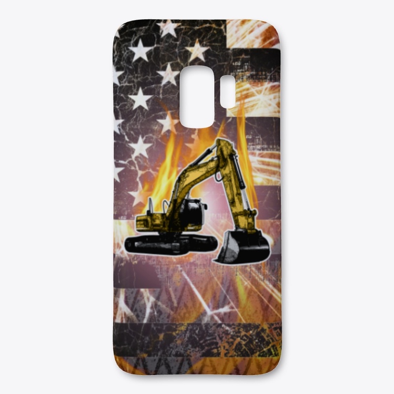 Excavator Flag Sparks