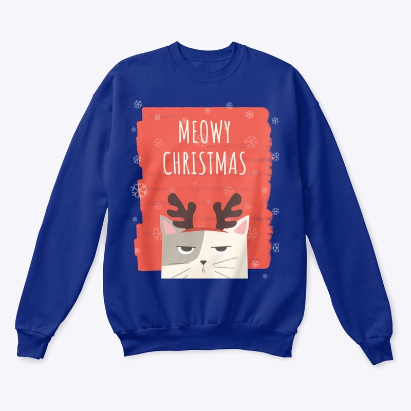 Meowy Christmas sweatshirt