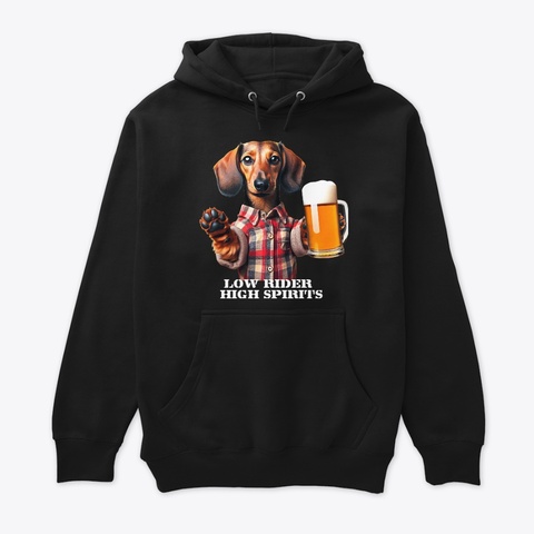 Dachshund Dog Lover Gift Black T-Shirt Front