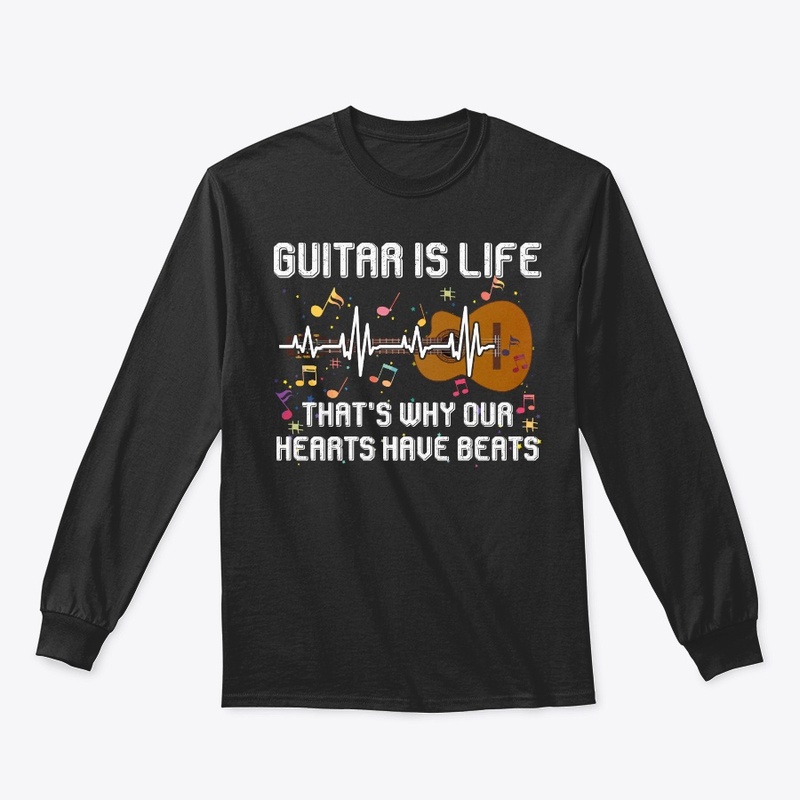 Guitar Lover Gift Our Hearts Have Beats