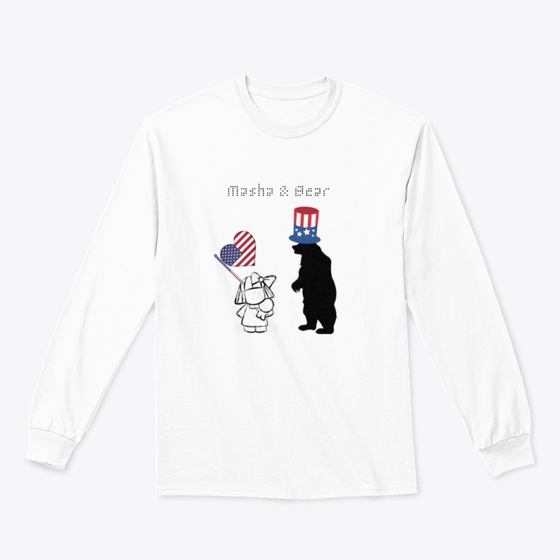 Masha & Bear Happy Independence day Tee!