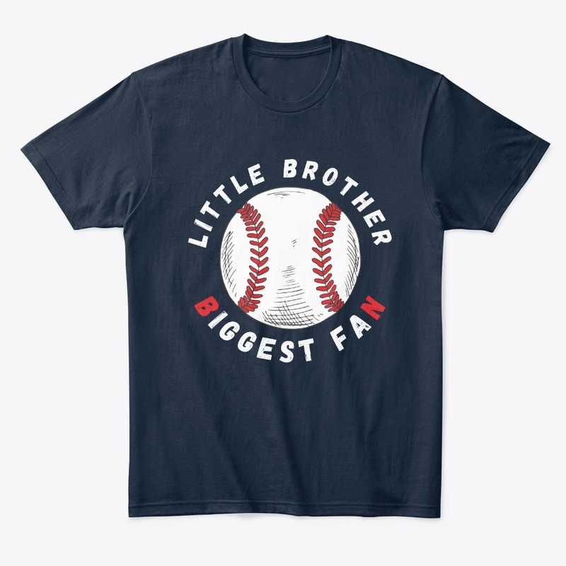  Little Brother Biggest Fan Baseball boy
