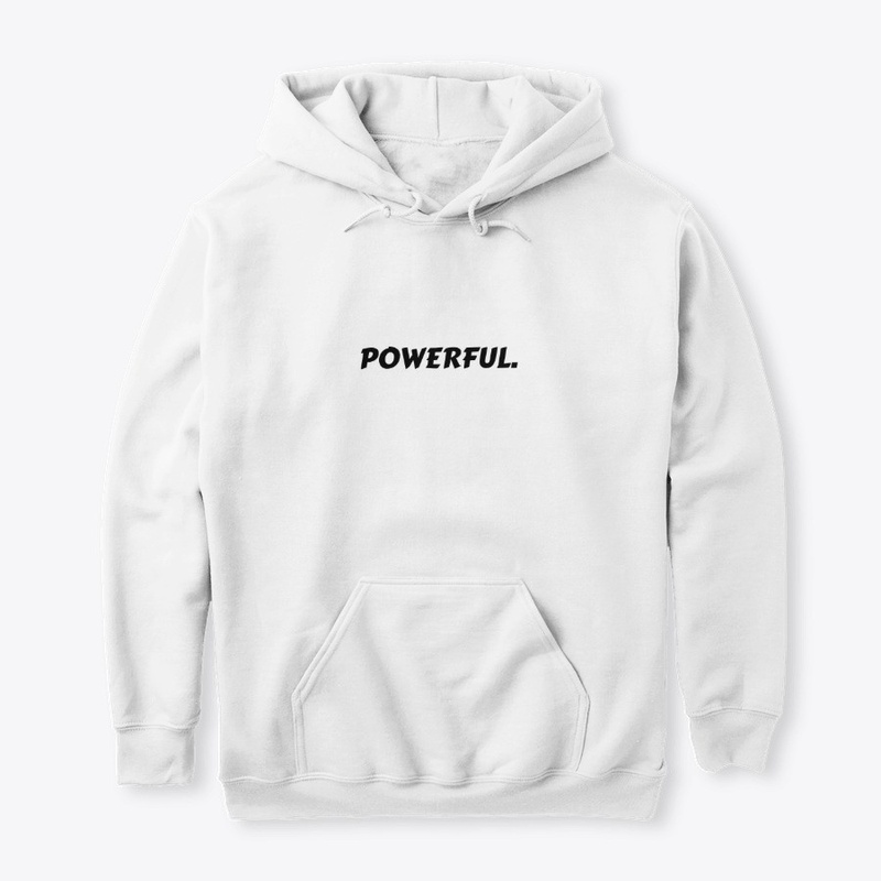 Powerful, positive word, Minimalist