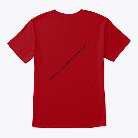 Serexin Reviews Deep Red T-Shirt Back