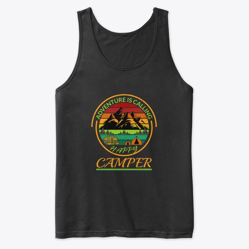 VINTAGE Camping T-Shirt Happy Camper