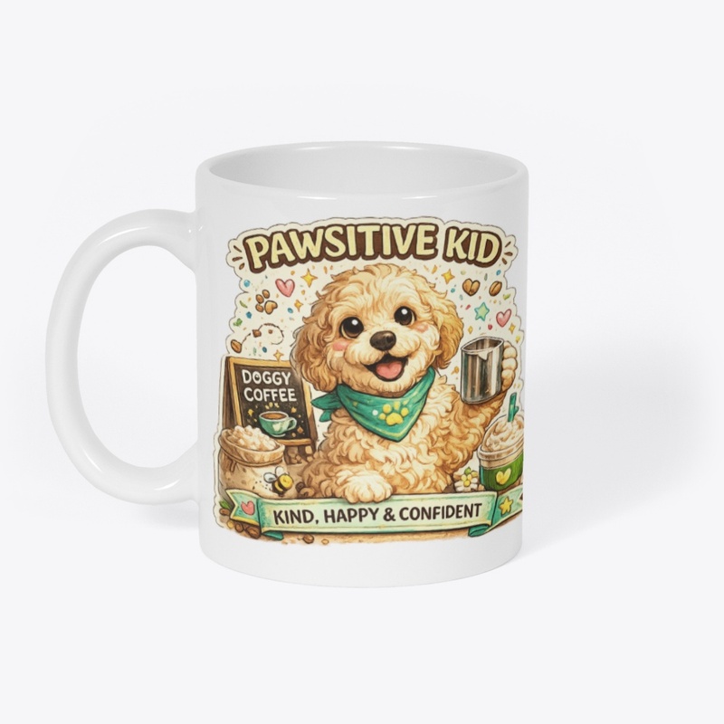 Pawsitive Kiddy Tshirt - mugs
