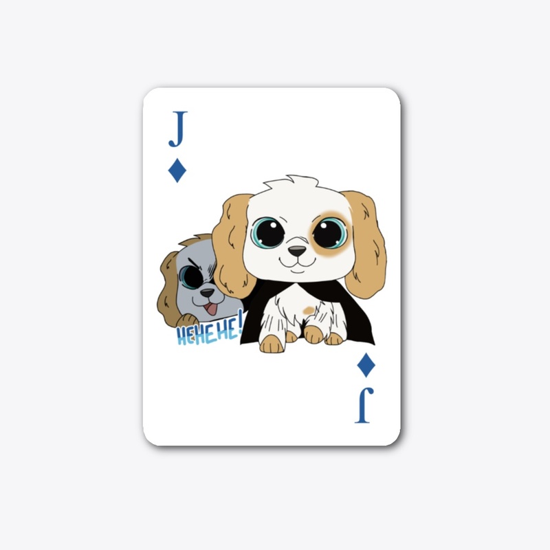 Dominic Eastwood Playing Card Sticker