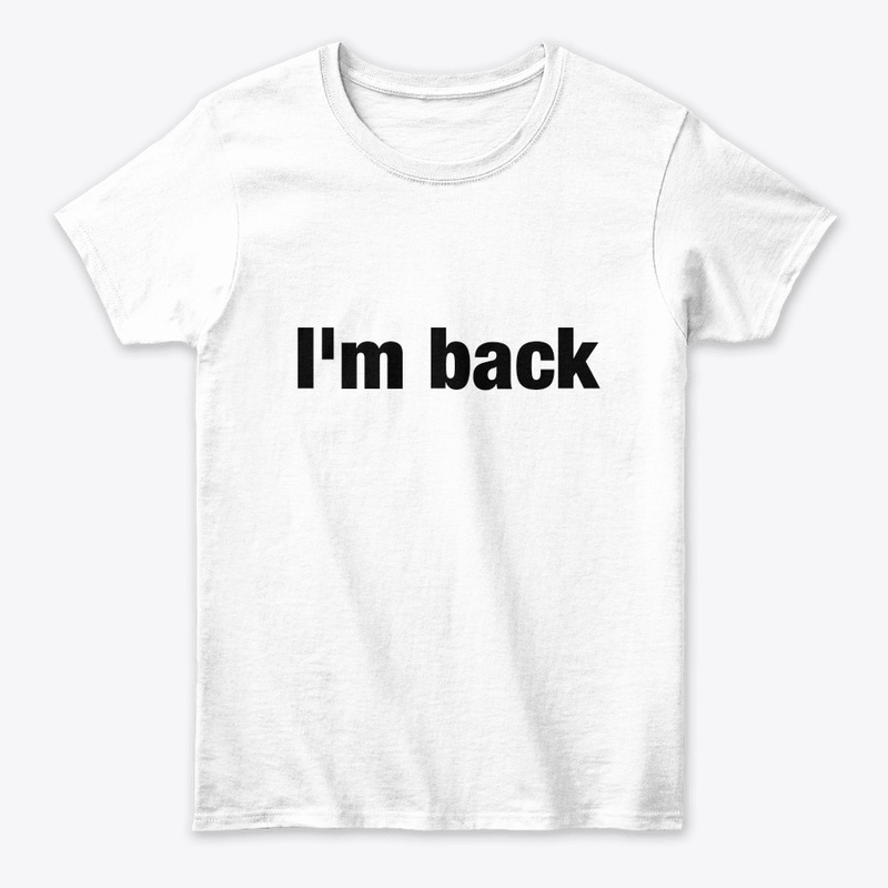 I'm back
