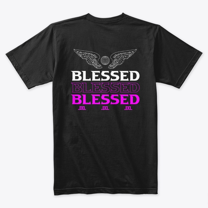 "BLESSED" Angel wings streetwear