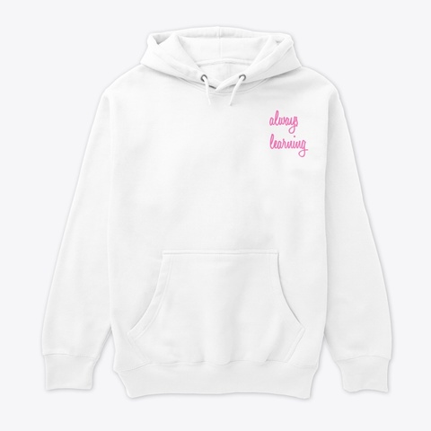 Hoodie White T-Shirt Front