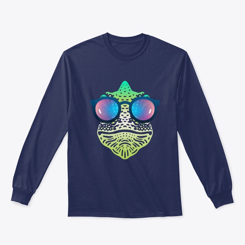 Cute Chameleon in Sunglasses (clr+sg06)