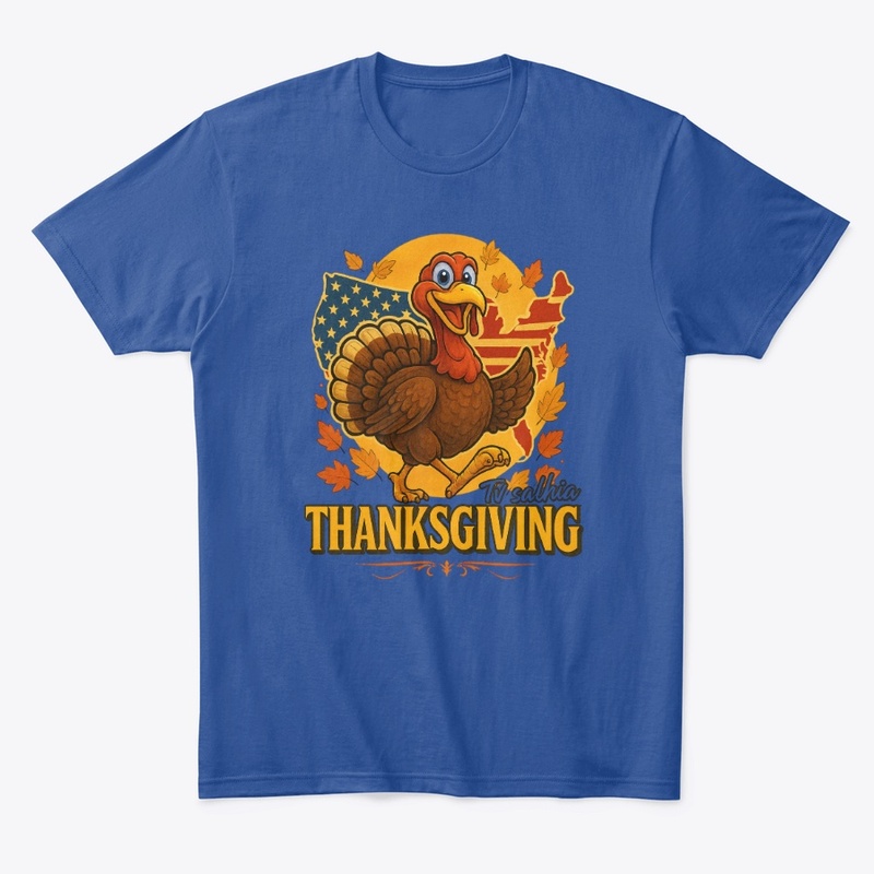 Thanksgiving Turkey Cartoon T-Shirt