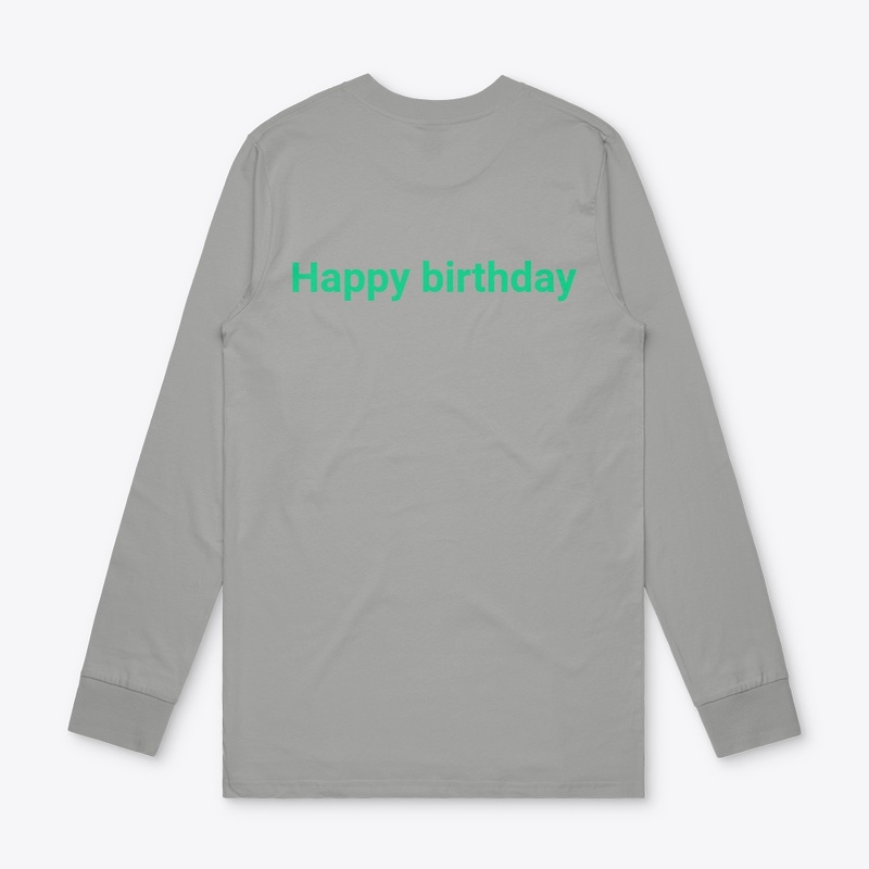 Man's birthday long sleeve