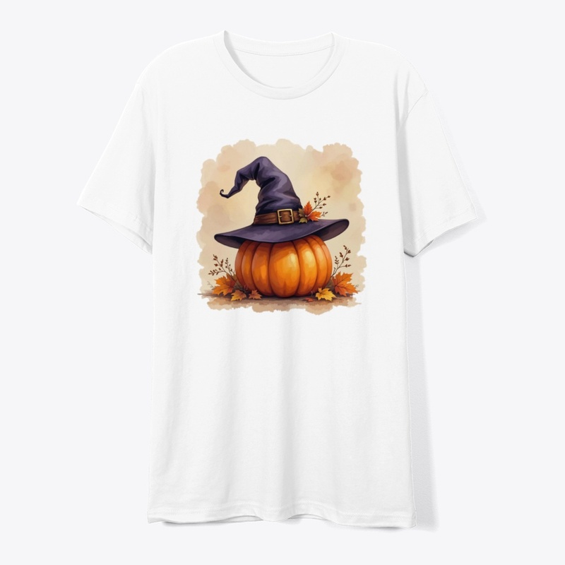 Cozy Witch Hat on Pumpkin